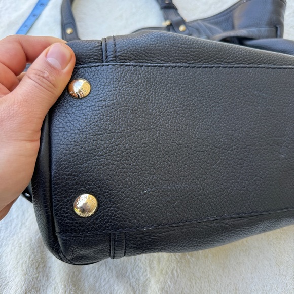 Black Leather Michael Kors Purse - Picture 9 of 12